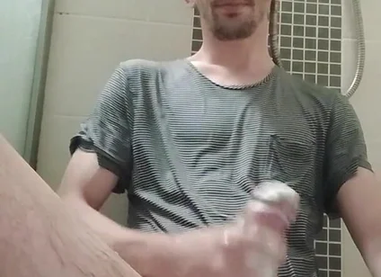 Handjob in the Shower