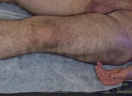 Oiled up and Open - Professional Masseur Gives Client the Full Service