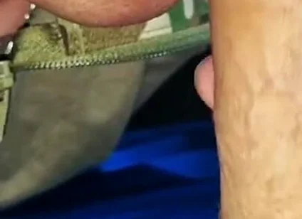 I Seduced a Military Man to Suck My Dick, We Hid in the Forest and Fed Each Other Sperm.