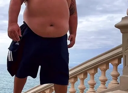 Naked Chubby Dancing Bear up Close Hands Free Orgasm