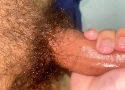 Showing off His Cock, Rolling up His Horny Uncut Cock!