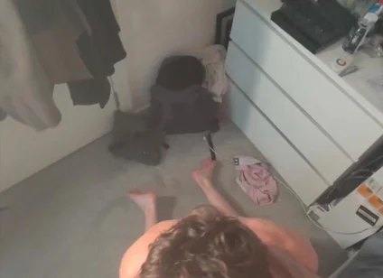Twinky Little Bro Struggles Taking My Monster Cock