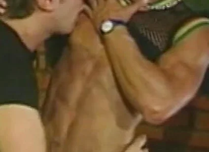 Muscular Hunks Enjoy Raw Bareback Anal Session