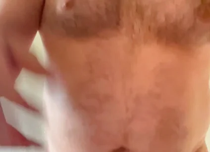That Is One Sexy Hairy Chested Man with a Big Fat Cock