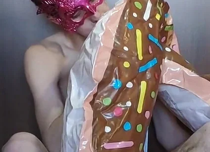 Blowing up My Inflatable Donut Fast!