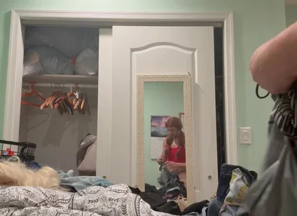 Sissy changing outfits