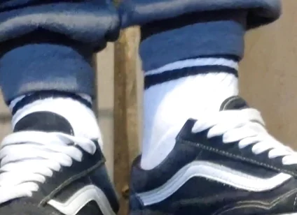 My Vans Skate Shoes and White Socks a Compilation of Videos Where I Play with Them.