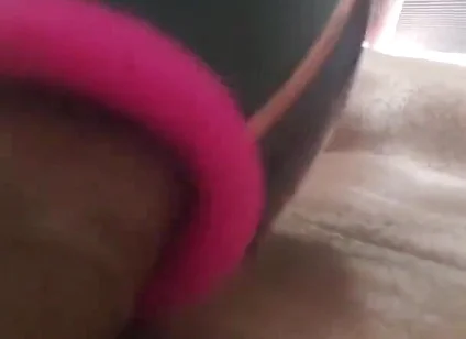 Stroking My Brown Cock with My Oral Sex Toy Until I Cum