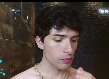 Glutton Eating While Having Sex and Masturbating Naked on Camera