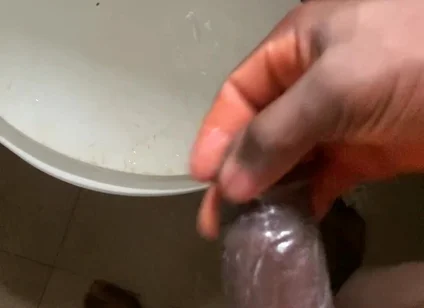 Trying to Make My Dick Horny Dick Cum