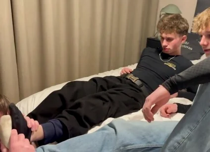 German master boys dirty stinky socks and feet