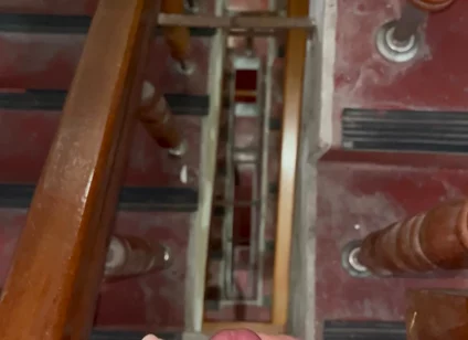 Shot in the Stairwell