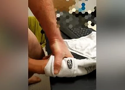Vocal Stepdad Plays & Fucks Sock For His Fans