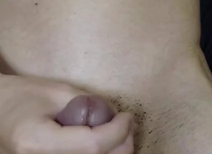 Look At Cumshot From Erect Dick. Close Up Of My Penis. Asian Male Masturbation