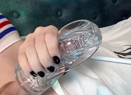 Cute Femboy Plays With A Fleshlight