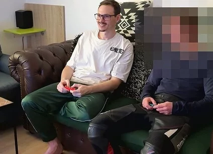 Mike Loses Bet While Gaming and Has to Give His Shy Straight Friend a Blowjob
