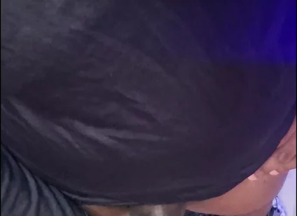 Overhead Cam of White CD Whore Eating Meat & Swallow Nutt ️
