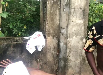 Rough. Sweet Sex Behind an Uncompleted Building and I Piss Into His Mouth
