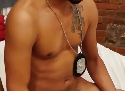 Two Black Officer Cocks Fuck Latin Ass