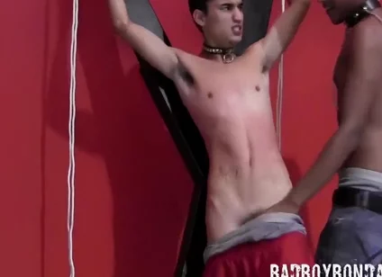 Mikeal Takes Full Control Of Bound Lucas Love Flogging Hard With Lucas Lovestone