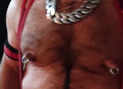 Nipple Muping While Smoking Gar