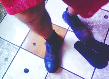 POV Wearing Boots