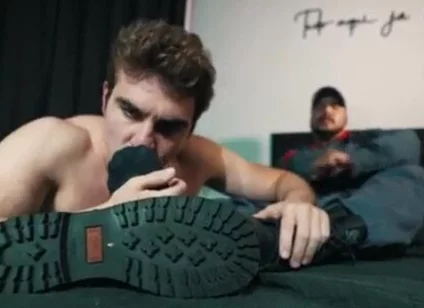 Firefighter latino feet boots master