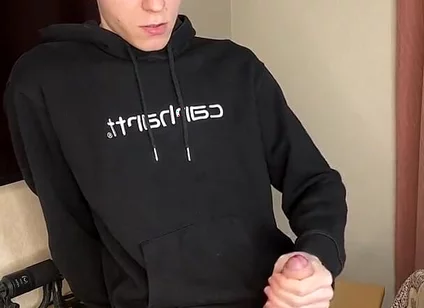 Young Guy's Thick Rope Cum Spray