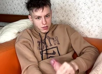 Petite Twink's Intense Jerk off Climax