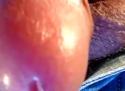 Latin Man Jerking off His BBC and Thick Uncut Cock Wearing Jeans