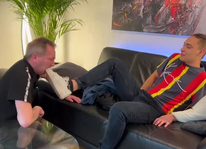 German Master marek sneaker licking