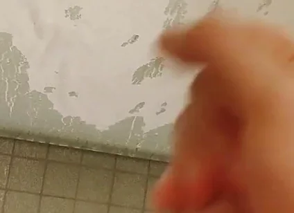 Piss and Cum on the Glass of My Shower