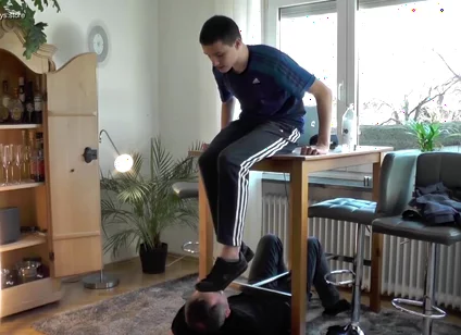 Germany master dierty sneaker licking