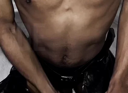Stroking This Thick Black Cock in Full Scream Cosplay