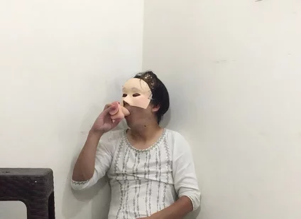 Femboy Sissy Deepthroats a Dildo, Plays with Their Nipples and Does a Cumshot
