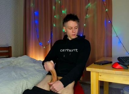 Young Stud's Ecstatic Cum-filled Finish