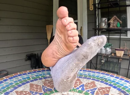 I Show off My Dirty Socks and Feet