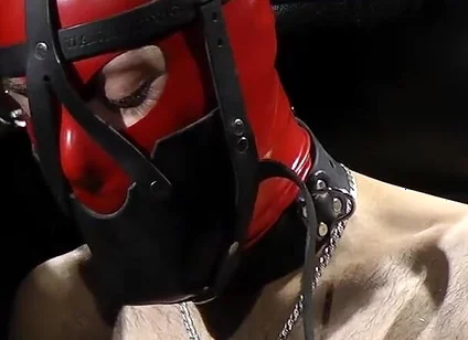 Zeus Gagged Under Mask and Electric to Feet