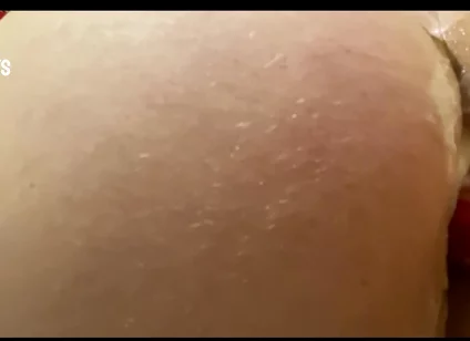 Big Dildo Sliding up My Fat Ass