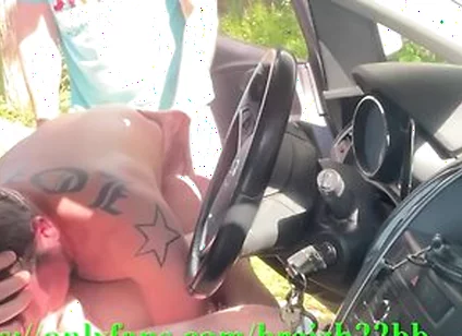 Rest Area Threesome I Flash My Cock And Get Fucked By Two Horny Strangers