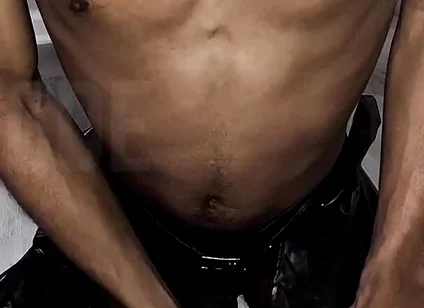 Stroking This Thick Black Cock in Full Scream Cosplay