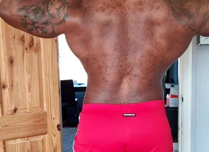 Red Shorts Big