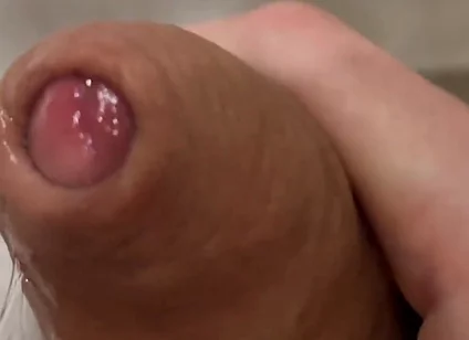 Jerking off in My Friend's Bathroom While He Rests!
