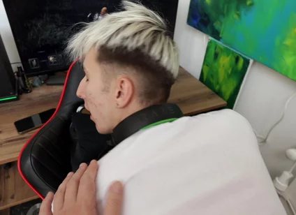 Stepdad Fucked a Cute Twink in the Mouth and Hole, Filling It with Sperm