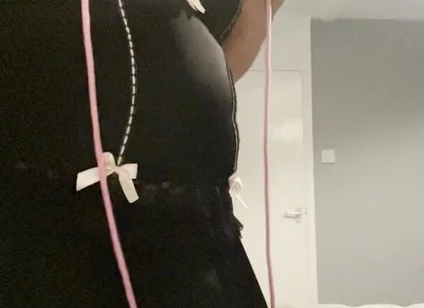 Cock and Ball Bondage with Sissyfication