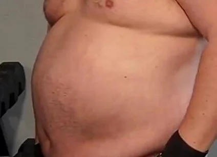 Muscle Chub Bear Working Out