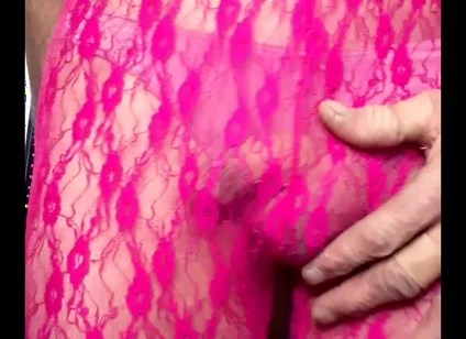 Cdmichelle Wearing Sexy Pink Legging