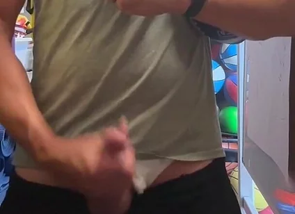 Alpha Stud Jockdad87 Shoots a Load of Football Cum