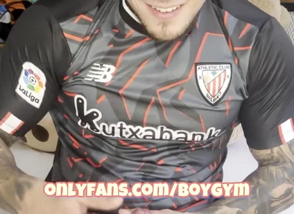 Football Player No Hands Cum