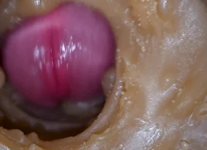 Precum Squirting in My Pussy Toy Camera in Vagina 4K. Extreme Close up!